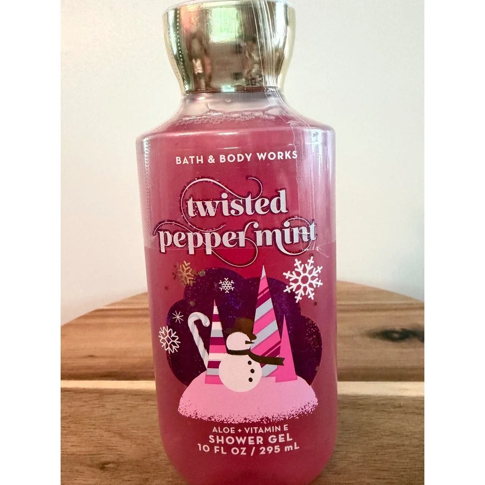 Bath and Body Works Twisted Peppermint 10 fl oz Shower Gel Sealed New